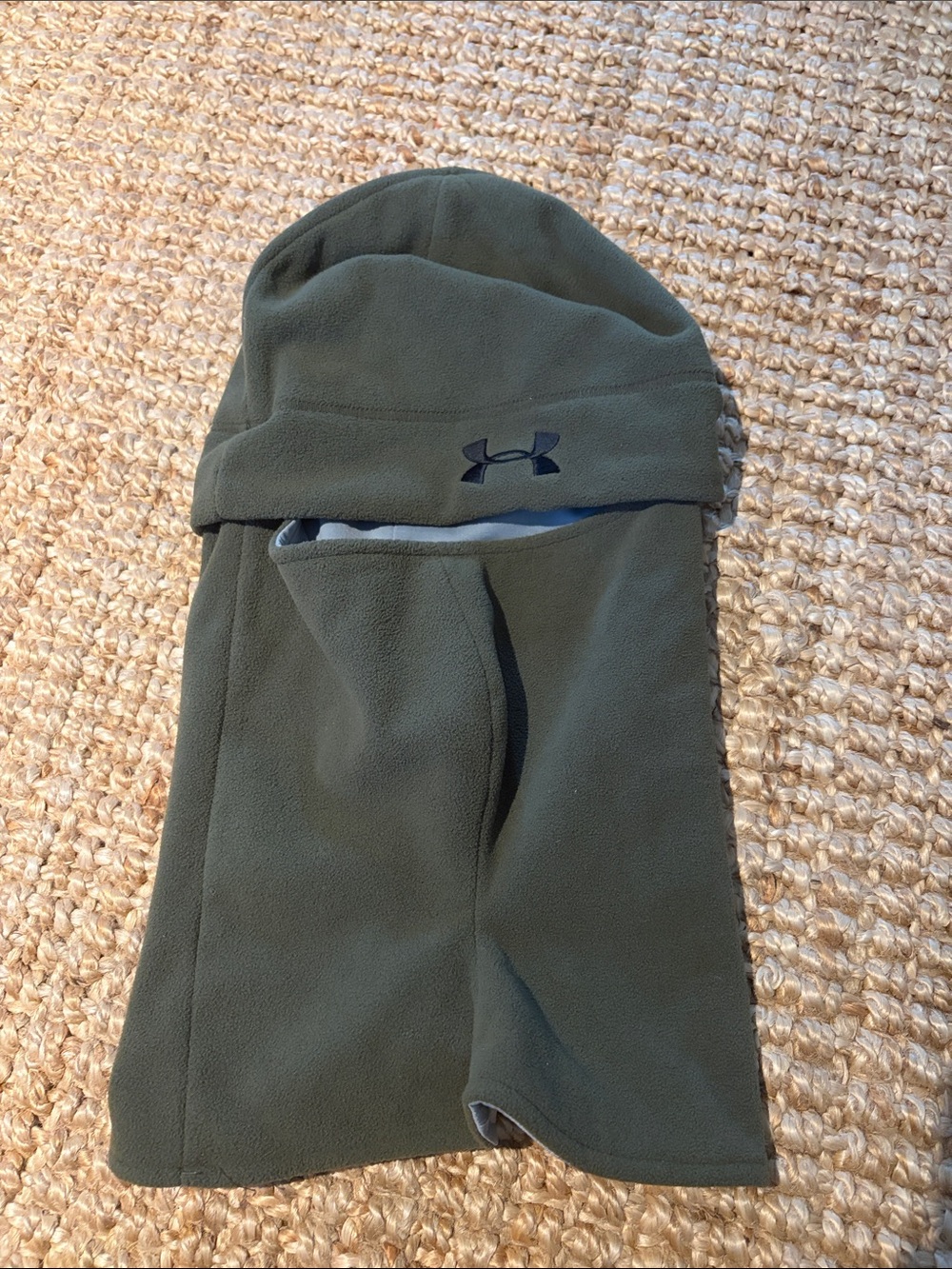 Under Armour Olive Green Fleece Balaclava